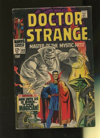 Doctor Strange 169 Vg/fn 5.  0 1 Book Marvel The Comics Of The Doctor 1968