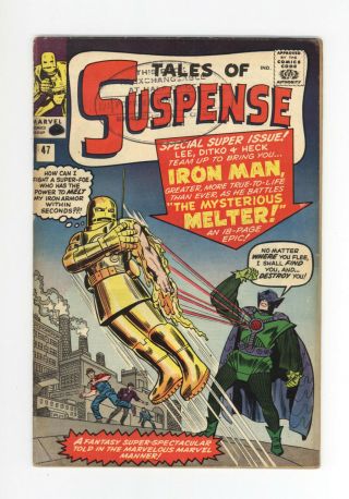 Tales Of Suspense 47 Vg 4.  0 - 1st Melter - Fantastic Cover By Jack Kirby - Uk