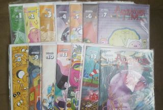 (set) Kaboom Adventure Time Comics.  Issues 1 To 14