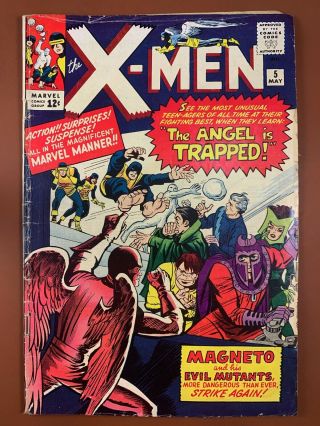 X - Men 5 (1964 Marvel Comics) The Brothehood Of Evil Mutants Appearance