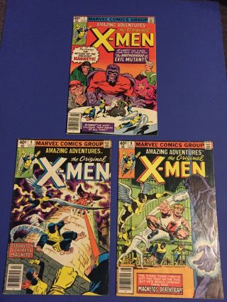 Adventures (marvel,  1980 3rd Series) 7,  8,  9 Lee,  Kirby,  X - Men