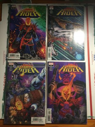 Marvel Cosmic Ghost Rider 1,  2,  3,  5 Donny Cates (all 1st Print Cover A) Nm Or,