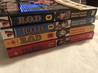 R.  O.  D.  (read Or Die) : Volumes 1 - 4 Manga Viz Media By Hideyuki Kurata