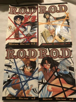 R.  O.  D.  (Read or Die) : Volumes 1 - 4 Manga Viz Media by Hideyuki Kurata 2