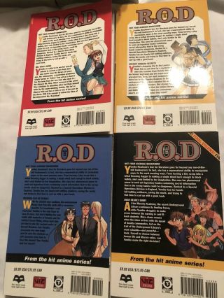 R.  O.  D.  (Read or Die) : Volumes 1 - 4 Manga Viz Media by Hideyuki Kurata 3