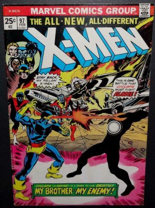X - Men 97 1976; 7.  0 - 7.  5 (vf -) Early Havok App; Cockrum/claremont Bv$56 35 Off