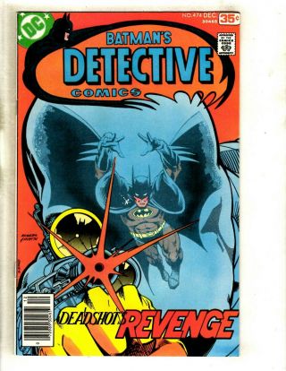 Detective Comics 474 Nm - Dc Comic Book Feat.  Batman Joker Catwoman Gotham Gk1