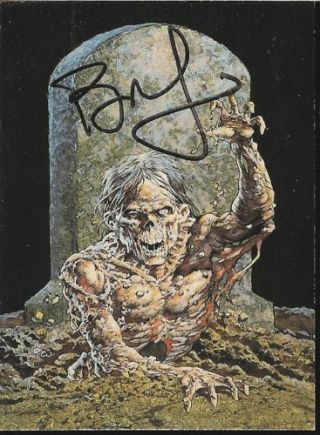Universal Monsters - Bernie Wrightson - 1993 Series - Signed Card - 1 - Lazarus Syndrome