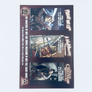 TEXAS CHAINSAW MASSACRE Special 1 Platinum Foil Avatar 2005 SIGNED Poster NM 6