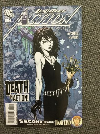 Action Comics 894 Nm - 1st Cover App Death In Regular Dc Continuity.  Sandman Tv