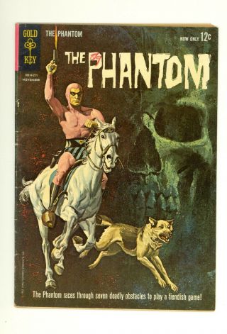 The Phantom 1 4.  0 (o/w) Very Good Gold Key 1962 Lee Falk King Features