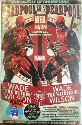 Deadpool Kills Deadpool 3 Mile High Comics Exclusive 2013 Variant Cover