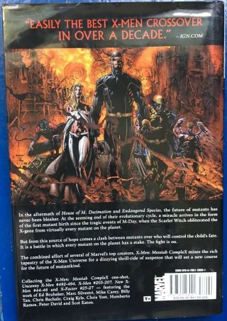 X - men Messiah Complex Hardcover Marvel Omnibus 3