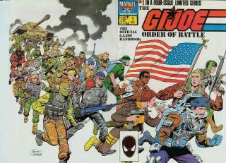 G.  I.  Joe Order Of Battle 1 - 4 Very Fine/ Near Marvel Comics