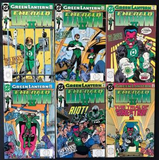 Green Lantern: Emerald Dawn Ii 1 2 3 4 5 6 - Dc Comics 1991 Complete Set 1 - 6