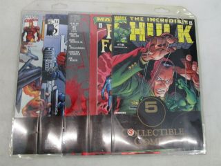 Hulk Iron Man Daredevil Fantastic Four 5 Collectable Marvel Comics Pack