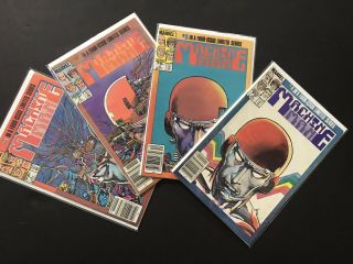Marvel Comics Complete Limited Series (1984) Machine Man 1 - 4 Vf/nm Red Hot