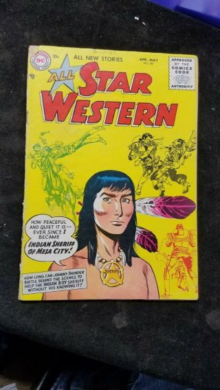 1956 Silver Age Dc All Star Western Comic Book No.  88