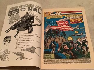 G.  I.  Joe 1 MARVEL Comics 1982 NM,  Old Store Stock Unread Comic book 3