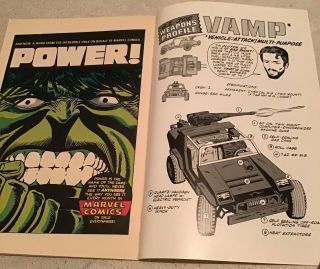 G.  I.  Joe 1 MARVEL Comics 1982 NM,  Old Store Stock Unread Comic book 5