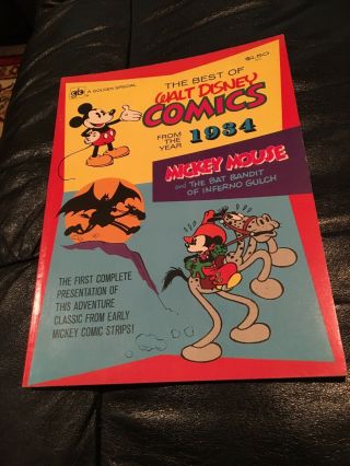 The Best Of Walt Disney Comics Mickey Mouse 1934 1 Golden Special 1974 Ur Mg