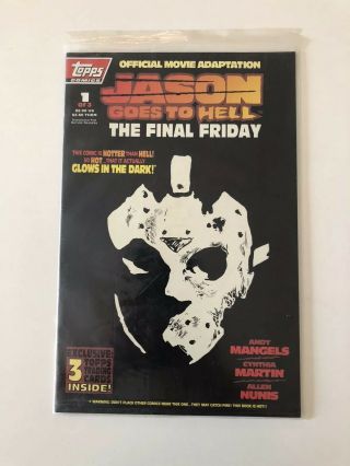 Jason Goes To Hell The Final Friday 1 Topps Comics Nm - With Cards