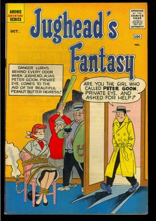 Jughead’s Fantasy 2 Bondage Cover Silver Age Archie Comic 1960 Vg - Fn