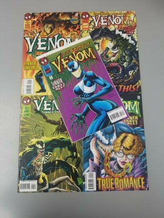 Venom Sinner Takes All 1,  2,  3,  4,  5 (marvel Comics) 1st She - Venom 1 - 5 Vf/nm