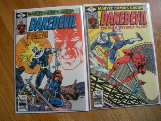 Daredevil 160,  161 Bullseye,  Black Widow,  Frank Miller Art 9.  4,  9.  2