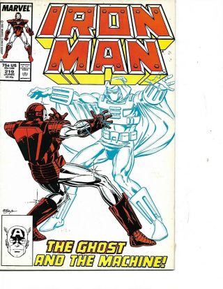 Iron Man 219 (june,  1987 Marvel) 1st Ghost Near