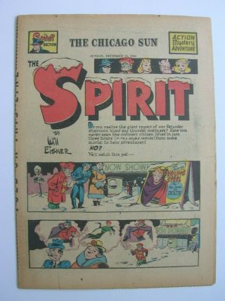 Spirit Section,  12/15/46,  See Costs For Multiple Wins In Description