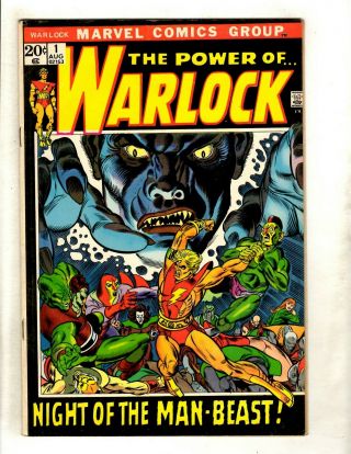 Warlock 1 Vf/nm Marvel Comic Book Avengers Hulk Thor Iron Man Captain Amer Gk4