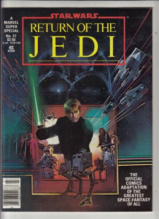 Marvel Special 27 Star Wars Return Of The Jedi (1983) Nm