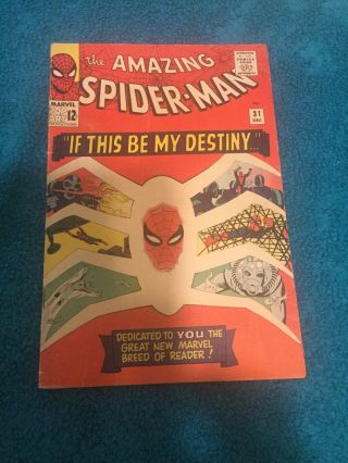 The Spider - Man 31 (dec 1965,  Marvel)