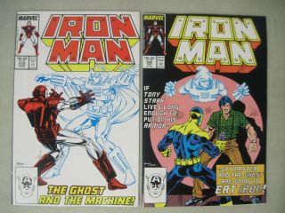 Iron Man 219 & 220 Marvel Comics 1987 1st & 2nd Appearance Of The Ghost