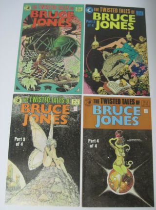 Complete Set Of The Twisted Tales Of Bruce Jones 1 - 4 Eclipse Comics 1986