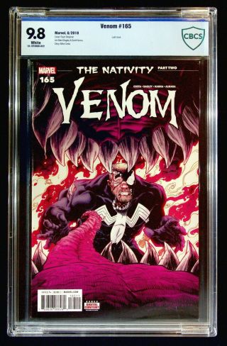Venom 165 Cbcs 9.  8 Stegman,  Bagley,  Hanna,  The Nativity,  Last Issue