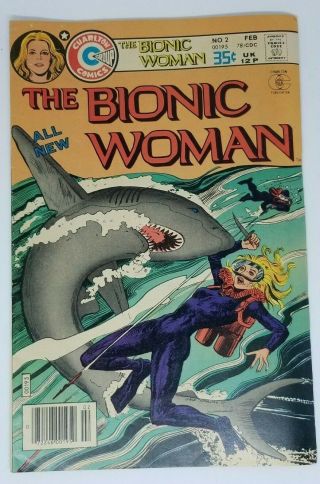 Fine The Bionic Woman 2 1978 Charlton Comics Tv 