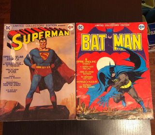 Limited Collectors Edition Batman C - 25 & Superman C - 31 - Dc Comics Treasury