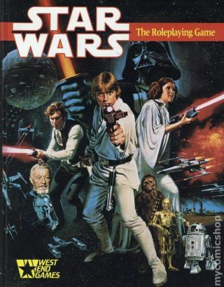 Star Wars Roleplaying Game Hc (west End Books) 1 - 1st 1987 Fn Stock Image