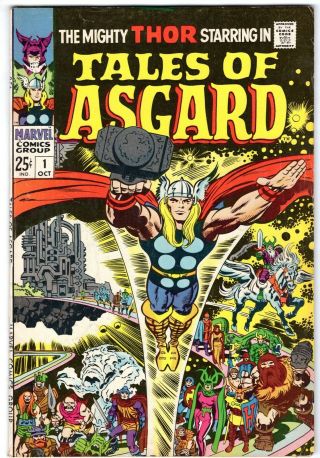 Tales Of Asgard 1 1968 Giant Jack Kirby Thor Reprints Marvel Silver Age Comic