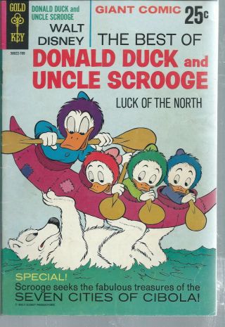 Nb - 049 - Walt Disney Giant Comic Best Of Donald Duck Uncle Scrooge Luck North
