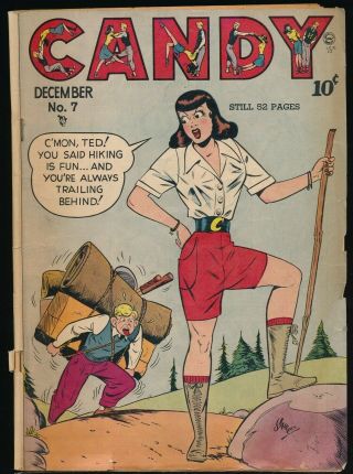 Candy No.  14 1948 Quality Pre - Code Teen Comic Book Bettie Page Prototype Gga Cvr