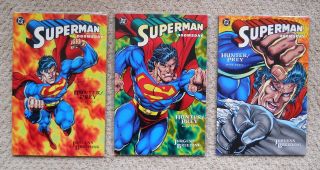 2 Complete Ltd Series W/ Superman Hunter/prey Dc And Vs.  Alien Dh
