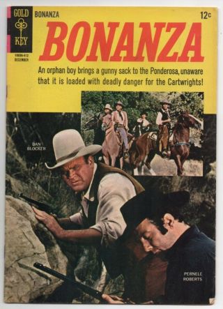 Bonanza 2,  11 & 26 Gold Key Silver Age 1963 Comics 12 Cents Western TV Show 4