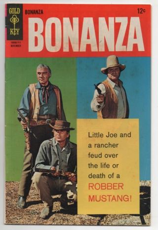 Bonanza 2,  11 & 26 Gold Key Silver Age 1963 Comics 12 Cents Western TV Show 5