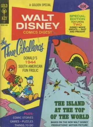 Walt Disney Comics Digest (gold Key) 51 1975 Fn Stock Image