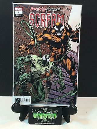 Absolute Carnage Scream 1 Bagley Connecting Variant Comic 1st Print 2019 Nm