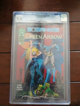 Green Arrow Annual 5 Cgc 9.  4