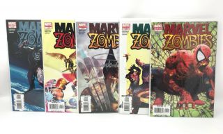 Marvel Zombies 1 - 5 (1 Variant) [ 3 Suydam Signed 1st Print] (5 2nd Print) Vf